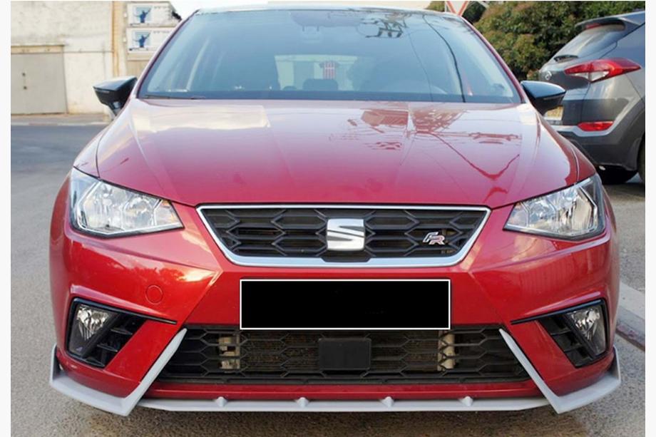 Seat Ibiza 2010-2017 Lame avant DPT V-2 (Noir Brillant) Photo 3