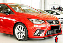 Seat Ibiza 2010-2017 Lame avant DPT V-4 (Noir Brillant) photo 1