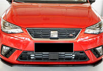 Seat Ibiza 2010-2017 Lame avant DPT V-4 (Noir Brillant) photo 2