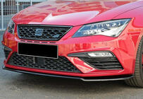 Seat Leon 2013-2020 Lame avant DPT (Cupra, 2017-2020, noir brillant) photo 1