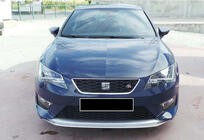 Seat Leon 2013-2020 Lame avant DPT V-2 (2013-2016, Noir Brillant) photo 1