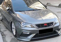 Seat Leon 2013-2020 Lame avant DPT V-2 (2017-2020, Noir Brillant) photo 1