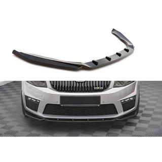 Lame avant DPT V-2 (pour RS, 2013-2017, noir brillant) Skoda Octavia III A7 2013-2019 photo 1