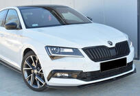 Skoda Superb 2015-2024 Lame avant DPT V-2 (2015-2020, Noir Brillant) photo 6