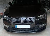 Skoda Superb 2015-2024 Lame avant DPT V-2 (2015-2020, Noir Brillant) photo 12