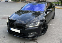 Skoda Superb 2015-2024 Lame avant DPT V-2 (2015-2020, Noir Brillant) photo 15