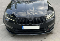 Skoda Superb 2015-2024 Lame avant DPT V-2 (2015-2020, Noir Brillant) photo 16