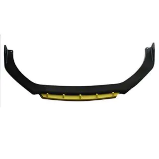 Lame avant universelle DPT Yellow V-2 (ABS, noir brillant)