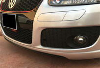 Volkswagen Golf 5 2003-2009 Lame avant DPT V-2 (pour GTI, Noir Brillant) photo 2