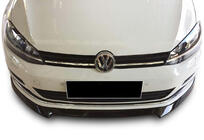 Volkswagen Golf 7/E-Golf 2012-2020 Lame avant DPT V-4 (pour pare-chocs d'origine, 2012-2017, noir brillant) photo 2