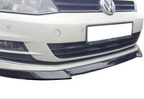 Volkswagen Golf 7/E-Golf 2012-2020 Lame avant DPT V-4 (pour pare-chocs d'origine, 2012-2017, noir brillant) photo 3