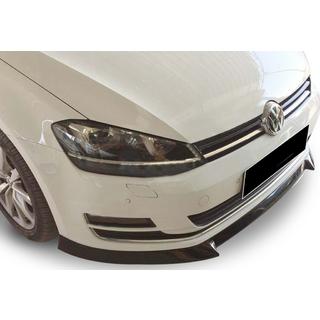 Lame avant DPT V-4 (pour pare-chocs d'origine, 2012-2017, noir brillant) Volkswagen Golf 7/E-Golf 2012-2020 photo 1
