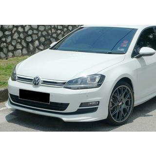 Lame avant DPT V-5 (pour pare-chocs d'origine, 2012-2017, noir brillant) Volkswagen Golf 7/E-Golf 2012-2020 photo 1