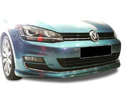 Volkswagen Golf 7/E-Golf 2012-2020 Lame avant DPT V-2 (pour pare-chocs d'origine, 2012-2017, noir brillant) photo 4