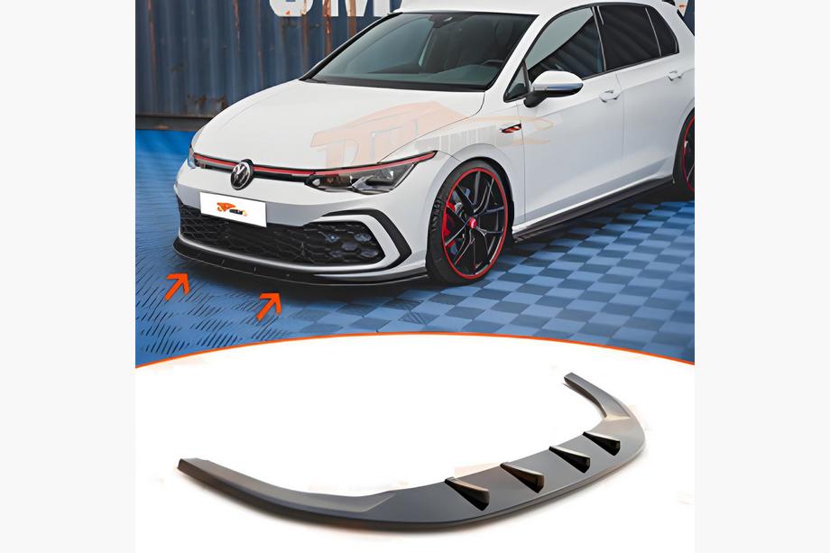 Volkswagen Golf 8 2019- Lame avant DPT (pour GTI, noir brillant) Image