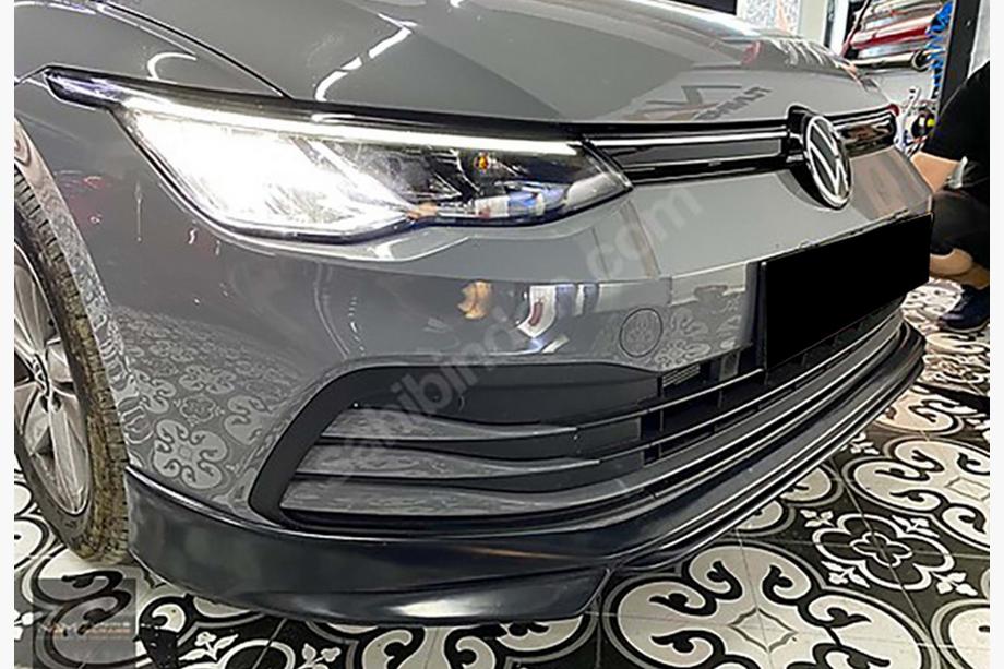 Volkswagen Golf 8 2019- Lame avant DPT V-1 (Noir Brillant) Image