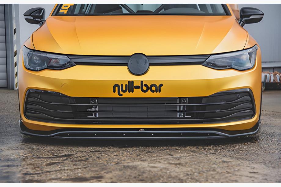 Volkswagen Golf 8 2019- Lame avant DPT V-2 (Noir Brillant) Image