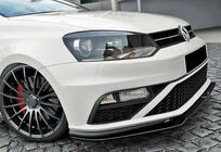 Volkswagen Polo 2010-2017 Lame avant DPT (pour GTI, 2014-2017, noir brillant) photo 3