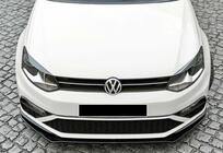 Volkswagen Polo 2010-2017 Lame avant DPT (pour GTI, 2014-2017, noir brillant) photo 4