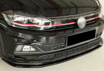 Volkswagen Polo 2017- Lame avant DPT V-1 (pour GTI, Noir Brillant) photo 1