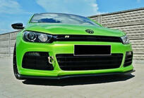 Volkswagen Scirocco 2008-2017 Lame avant (lip) DPT V1 (2008-2013, noir brillant) photo 2