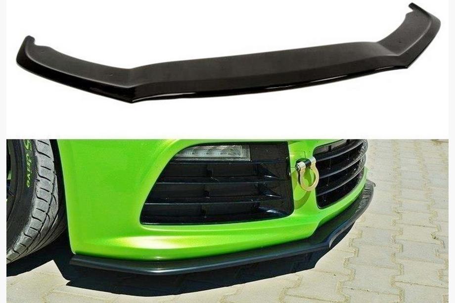 Volkswagen Scirocco 2008-2017 Lame avant (lip) DPT V1 (2008-2013, noir brillant) Image