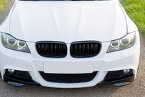 BMW 3 Series E90/E91 2005-2011 Grilles de calandre M-Look (2008-2011, Noir Brillant) photo 1