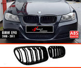 BMW 3 Series E90/E91 2005-2011 Grilles de calandre M-Look (2008-2011, Noir Brillant) photo 2