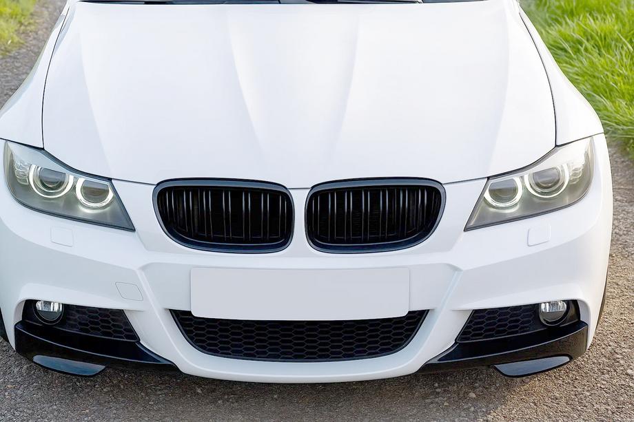 BMW 3 Series E90/E91 2005-2011 Grilles de calandre M-Look (2008-2011, Noir Brillant) Image