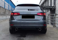 Audi A3 2012-2020 Diffuseur arrière DPT (HB, 2017-2020, noir brillant) photo 5
