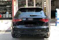Audi A3 2012-2020 Diffuseur Arriere DPT V-2 (2012-2016, HB, Noir Brillant) photo 1
