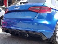 Audi A3 2012-2020 Diffuseur Arriere DPT V-2 (2012-2016, HB, Noir Brillant) photo 2