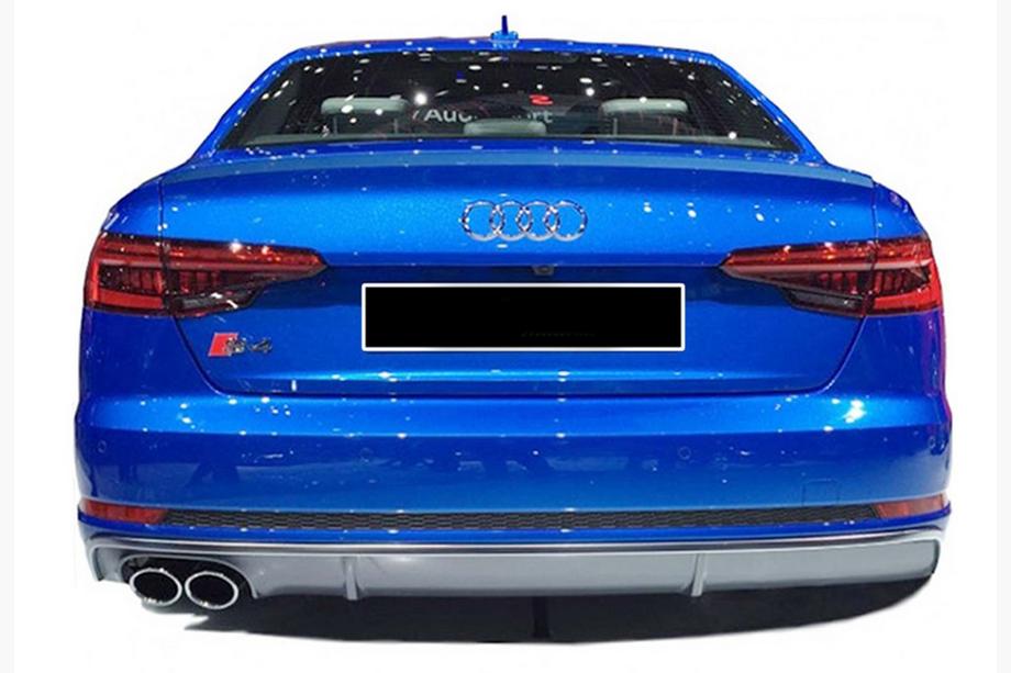 Audi A4 B9 2015-2024 Diffuseur arrière DPT (2015-2019, noir brillant) Image