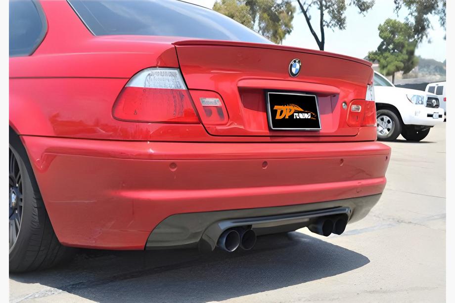 BMW 3 Series E46 1998-2006 Diffuseur Arriere DPT (2001-2006, Noir Brillant) Image