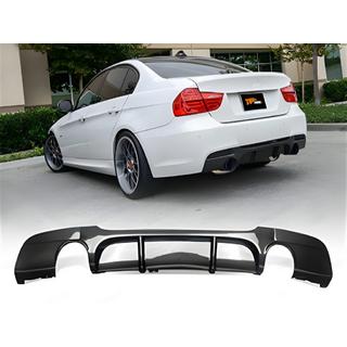 Diffuseur Arrière DPT V-4 (pour E90 M-Sport, Noir Brillant) BMW 3 Series E90/E91 2005-2011 photo 1