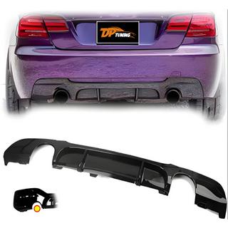 Diffuseur Arrière DPT V-6 (pour E90 M-Sport, Noir Brillant) BMW 3 Series E90/E91 2005-2011 photo 1