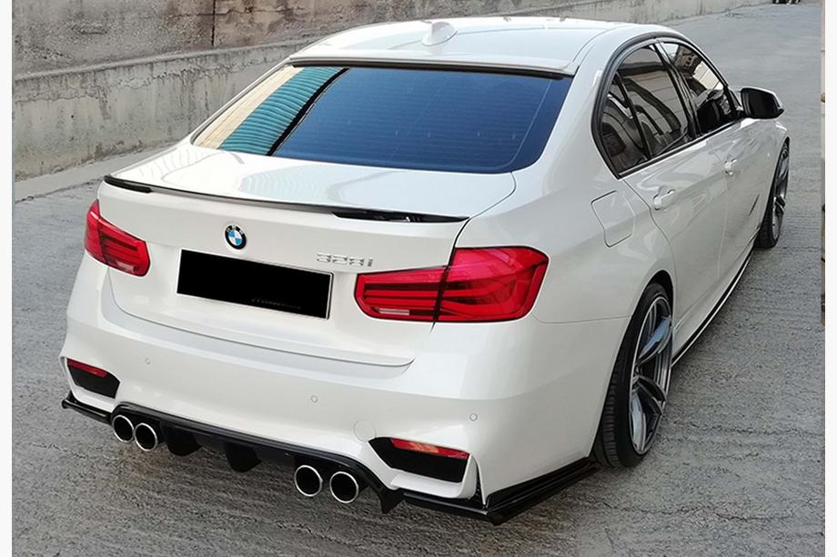 BMW 3 Series F30/F31 2012-2019 Diffuseur Arrière DPT V-1 (pour M3, Noir Brillant) Photo 2