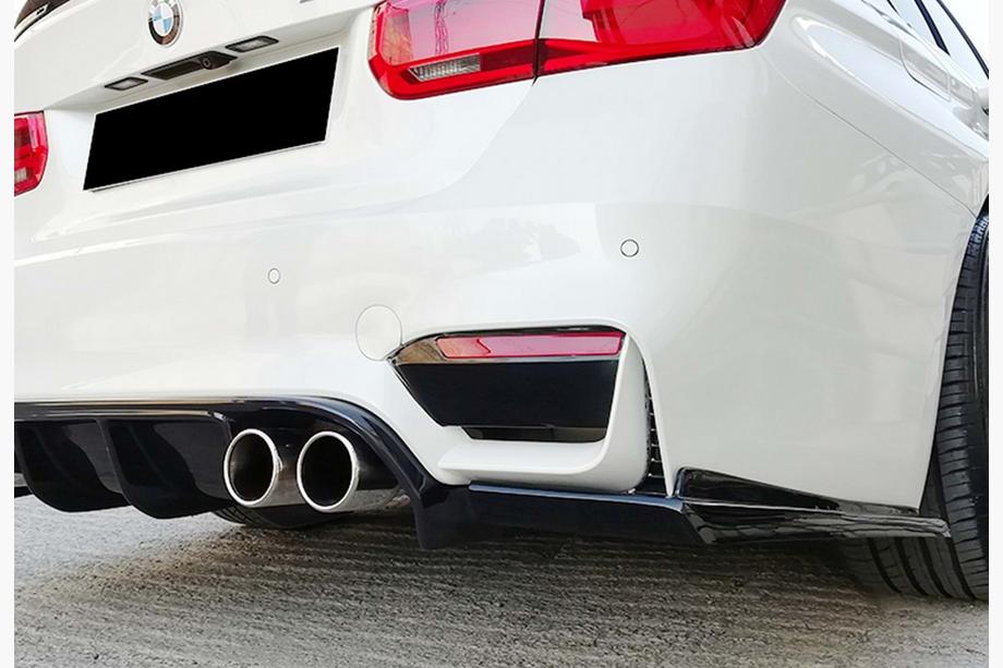BMW 3 Series F30/F31 2012-2019 Diffuseur Arrière DPT V-1 (pour M3, Noir Brillant) Photo 6