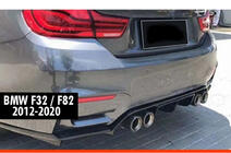 BMW 4 Series F32/F33/F36 2012-2020 Diffuseur Arrière DPT V-4 (pour M-4 Vorstainer, Noir Brillant) photo 1