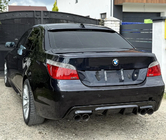 BMW 5 Series E60/E61 2003-2010 Diffuseur Arrière DPT V-2 (pour M-Sport, Noir Brillant) photo 2