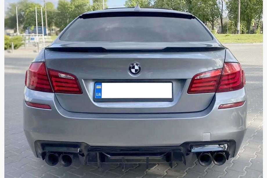 BMW 5 Series F10/F11 2010–2016 Diffuseur Arrière CS-Style DPT (pour M5, Noir Brillant, Formage sous Vide) Photo 2