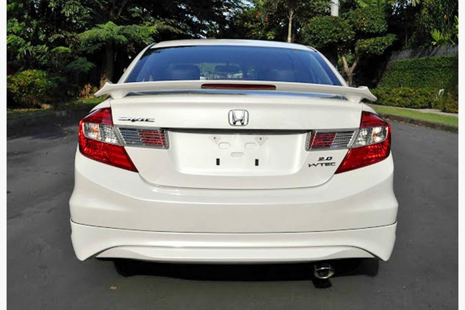 Honda Civic Sedan IX 2011-2016 Diffuseur Arrière DPT (Apprêté pour Peinture) Image