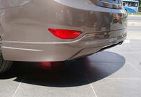 Hyundai Accent 2011-2017 Diffuseur Arrière DPT (Noir Brillant) photo 2