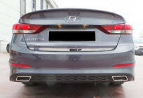 Hyundai Elantra (AD) 2015-2020 Diffuseur Arrière DPT V-1 (Noir Brillant) photo 3