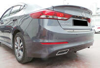 Hyundai Elantra (AD) 2015-2020 Diffuseur Arrière DPT V-1 (Noir Brillant) photo 1
