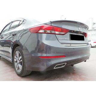 Diffuseur Arrière DPT V-2 (Noir Brillant) Hyundai Elantra (AD) 2015-2020