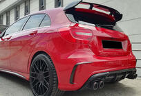 Mercedes A-class W176 2012-2018 Diffuseur Arrière DPT (2012-2015, pour Brabus, Noir Brillant) photo 4