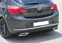 Opel Astra J 2009-2015 Diffuseur Arrière DPT V1 (2012-2015, HB, Noir Brillant) photo 3