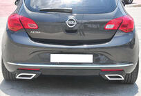 Opel Astra J 2009-2015 Diffuseur Arrière DPT V1 (2012-2015, HB, Noir Brillant) photo 1