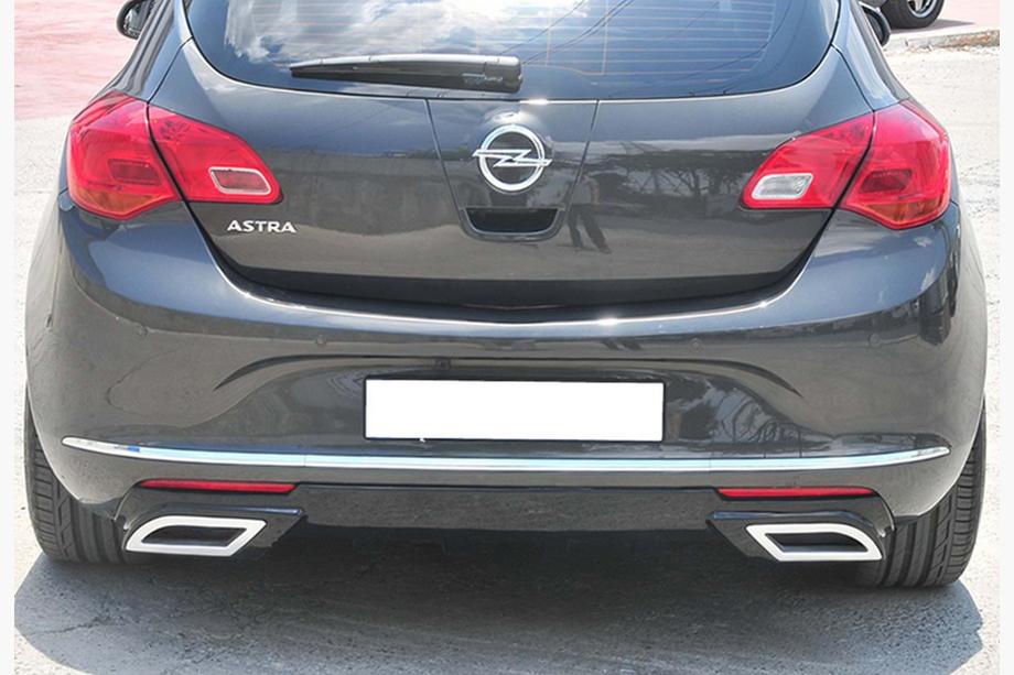 Opel Astra J 2009-2015 Diffuseur Arrière DPT V1 (2012-2015, HB, Noir Brillant) Image